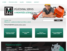 Tablet Screenshot of mikamont.cz